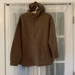 Ladies Old Navy quilted hoodie M